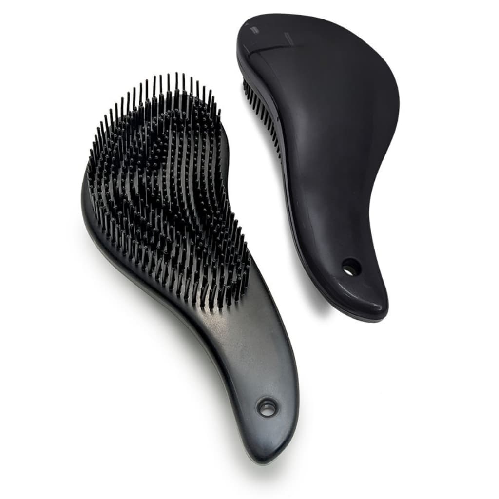 ESCOVA MÁGICA FUNCIONAL ANT FRIZZ DESEMBARAÇAR CACHOS AFRO BLACK FEMININO MASCULINO UNISEX