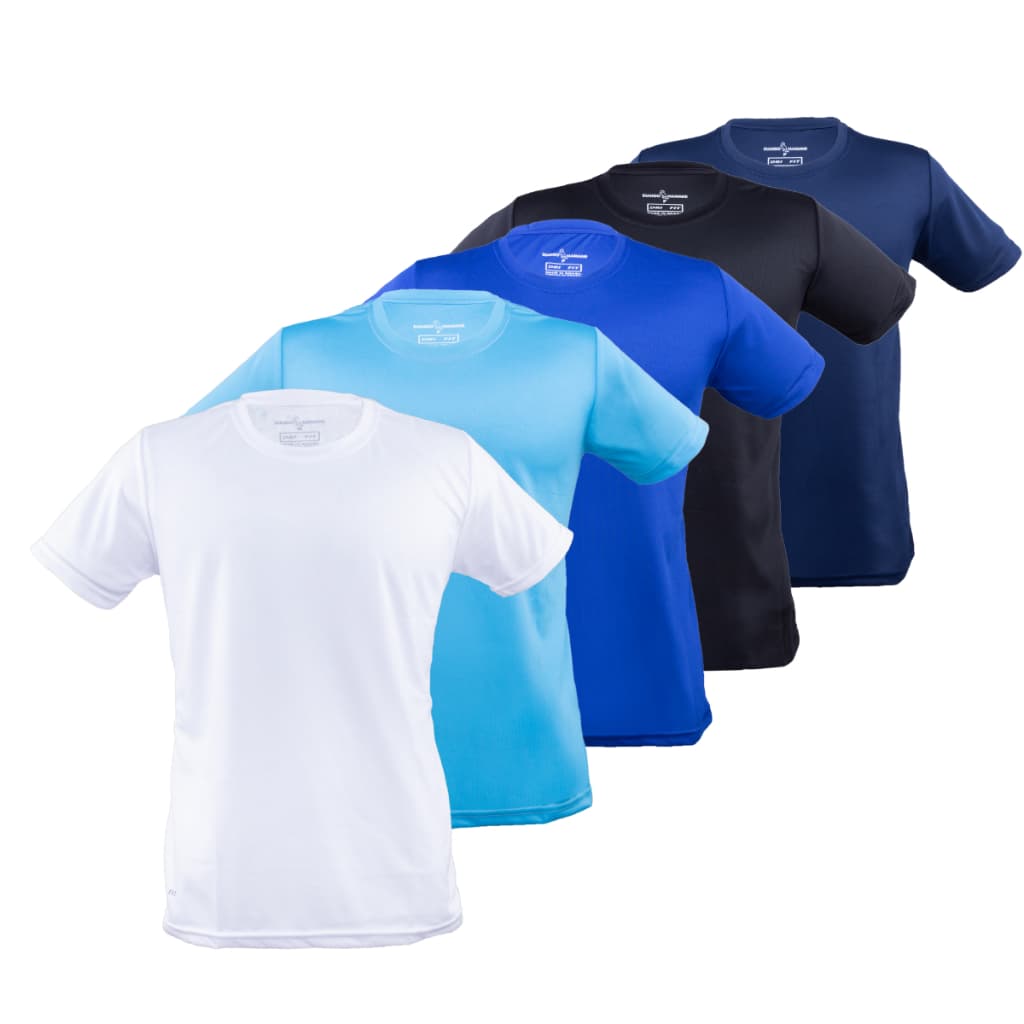 KIT 5 Camisetas masculina academia treino corrida esportes musculação Fitines blusa