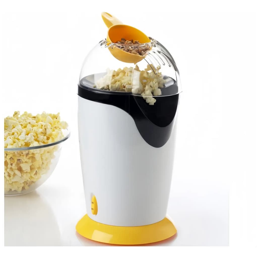 Pipoqueira Elétrica 110V 220V Sem Óleo Pipoca Máquina de Pipoca Potente 1200W Cozinha Copo Medidor