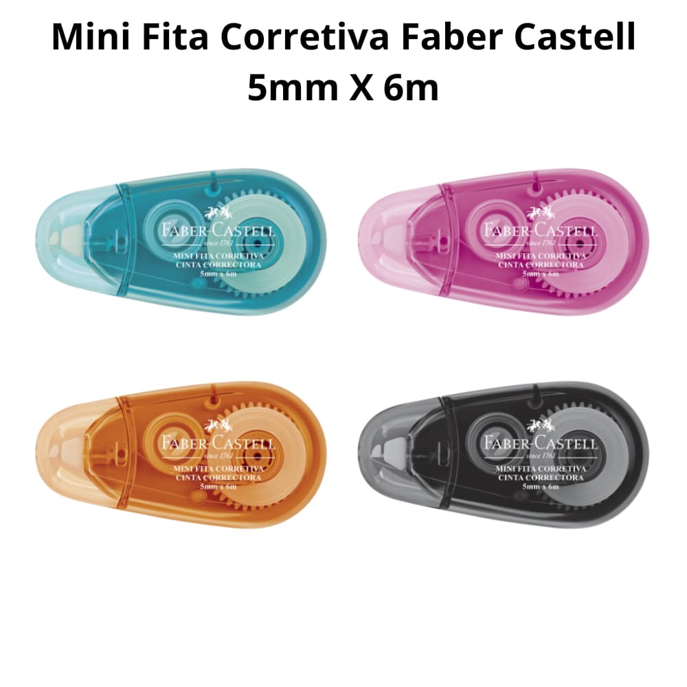 Fita Corretiva Mini 5mm x 6m Faber Castell