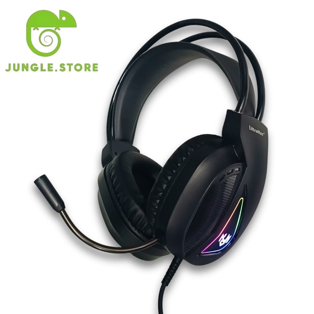 Headset Fone Para Video Gamer Fone de Ouvido Com Microfone RGB LED Para PS4, PS5, X-one, Celula e Computador Ult-G8