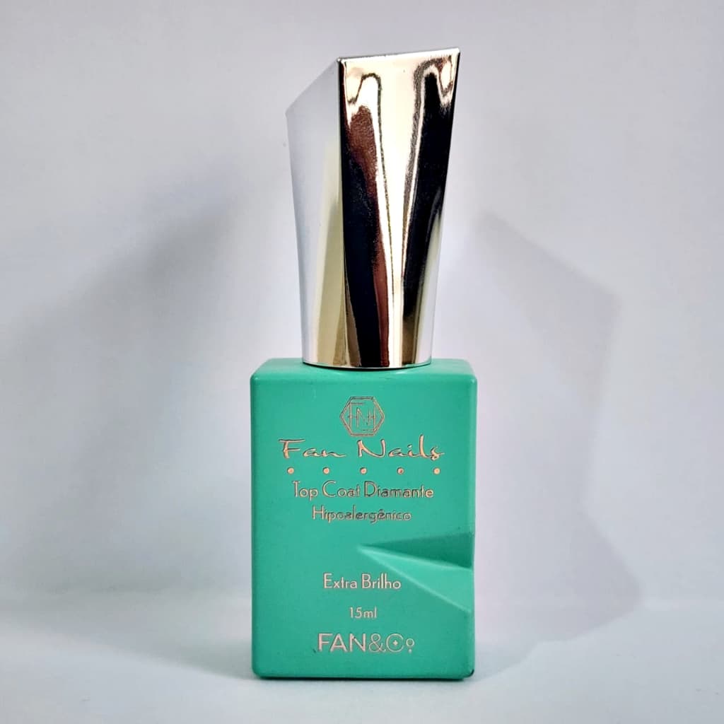 Top Coat Diamente Extra Bilho Fan Nails Original