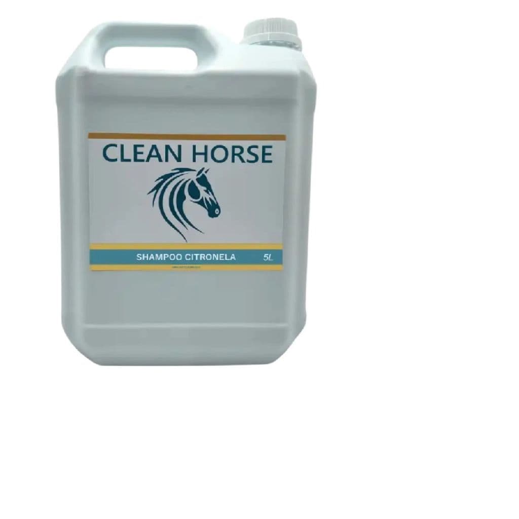 Shampoo Repelente Citronela 5 litros Equinos Cavalos Eguas Potros