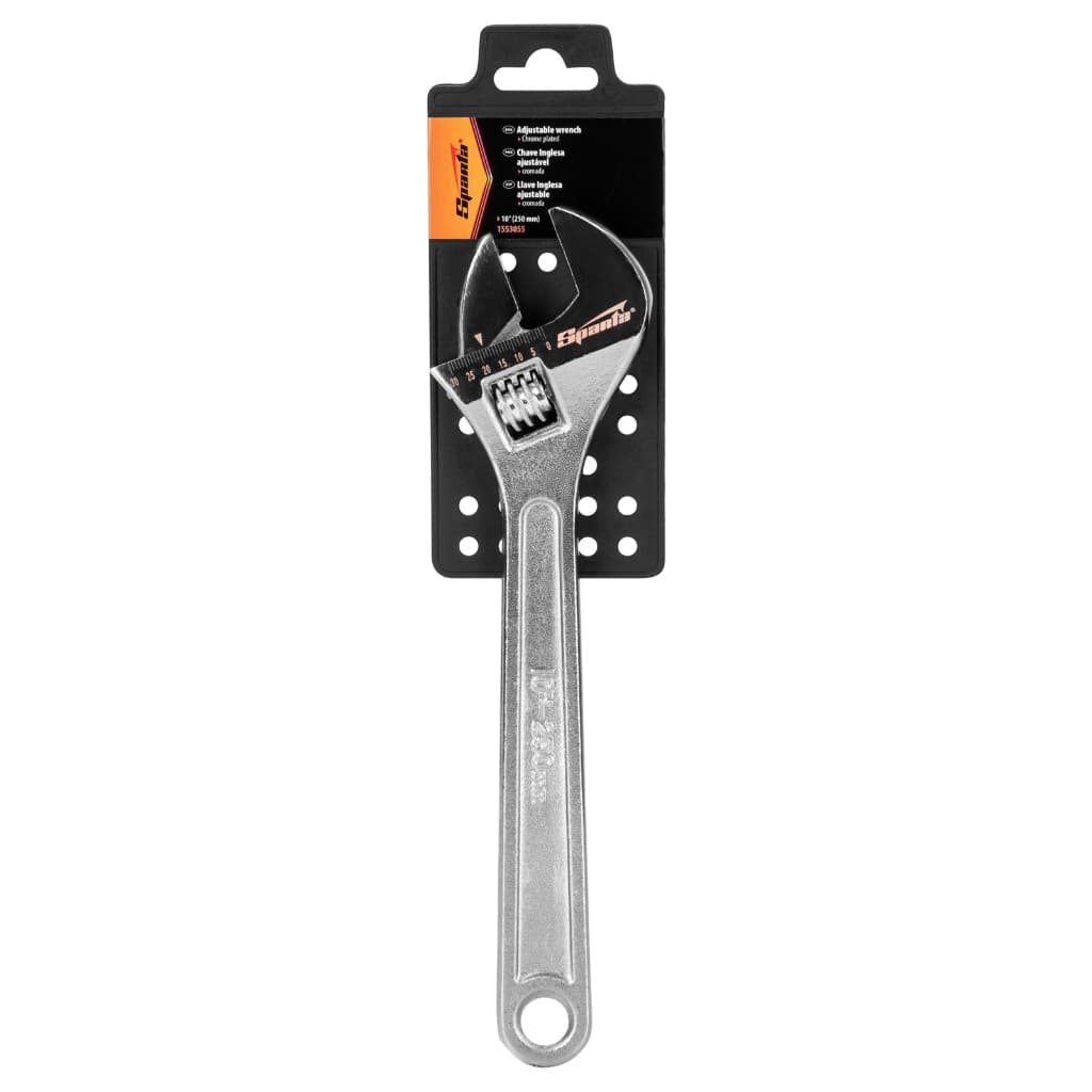 Chave inglesa ajustável cromada 10 polegadas 250mm SPARTA