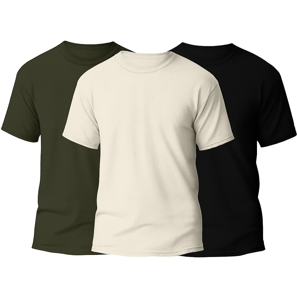 Camisa Masculina Básica Algodão Varias Cores