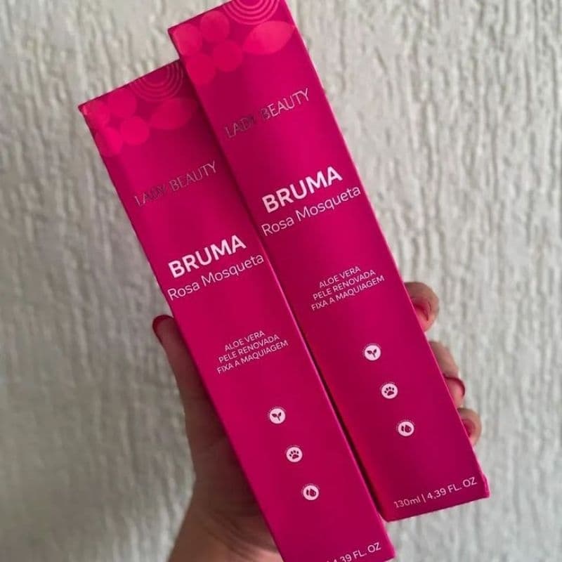 Bruma Fixadora de Maquiagem Rosa Mosqueta 130ml - Lady Beauty