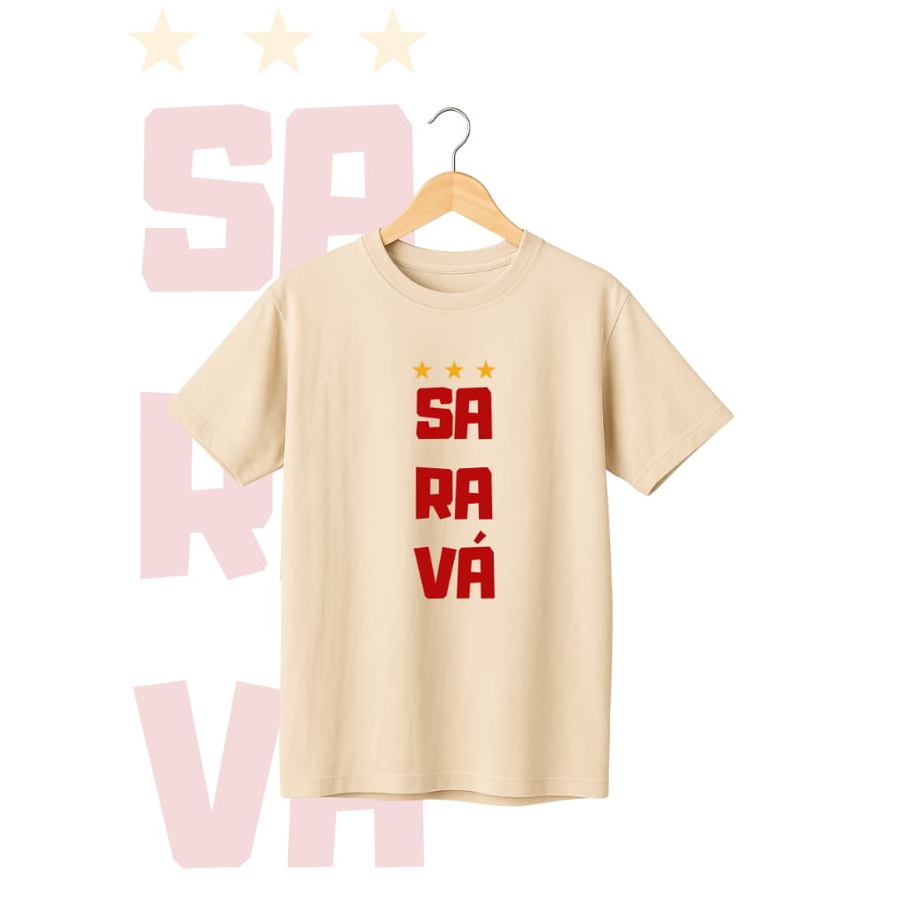 Camiseta T-Shirt Algodão Umbanda Axé Saravá Estampada Unissex Feminino Masculino Blusa Camisa