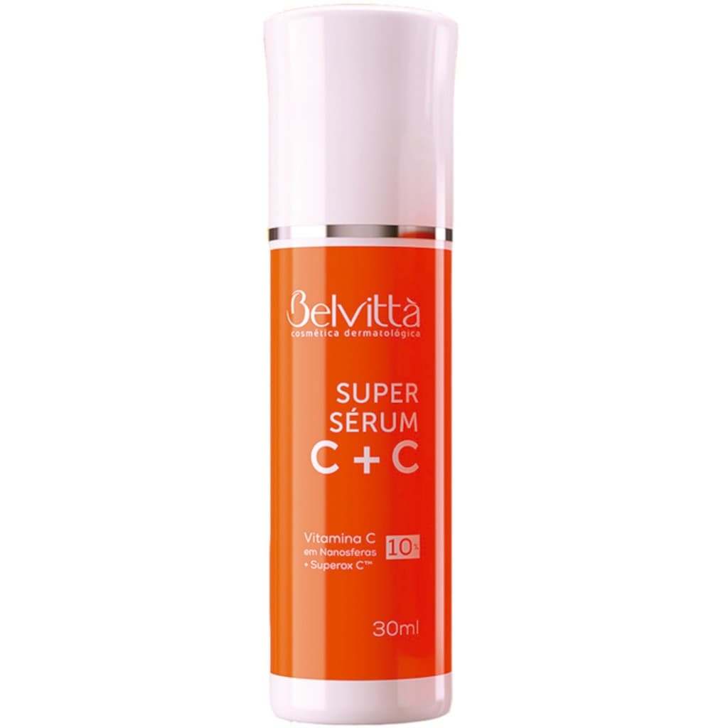 Super Serum C + C Vitamina C 10% Clareador Ultra Hidratante - Belvitta