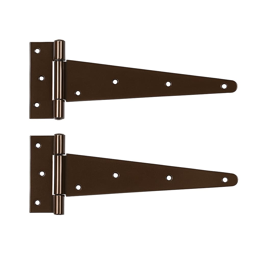 2 Dobradiças Leme Metal 8 Polegadas 20cm Para Portão Longa