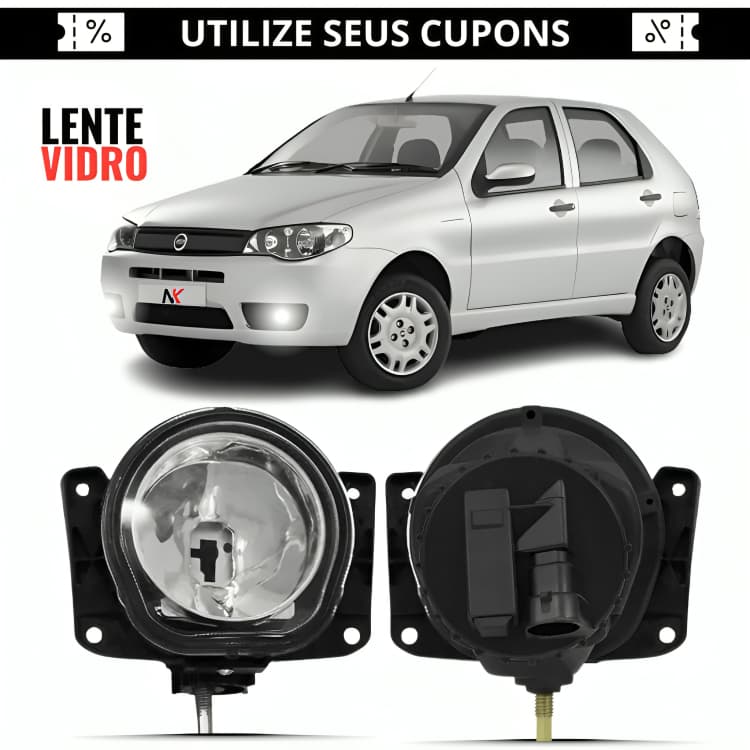 Farol Milha Fiat Palio Economy 2010 2011 2012 2013 2014 Farol Milha Auxiliar Neblina
