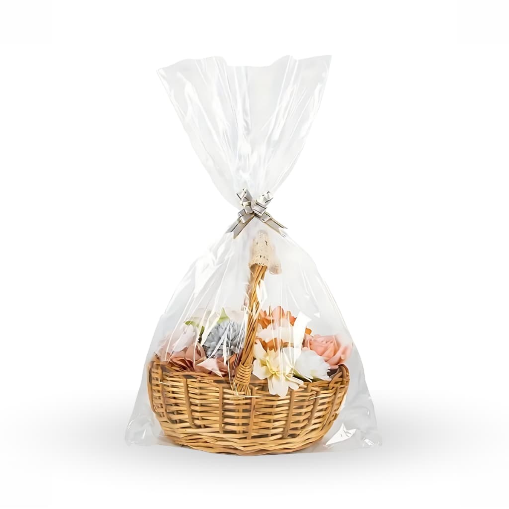 Saco de Presente Celofane 30x45cm Cristal Kit 25 até 100 Un