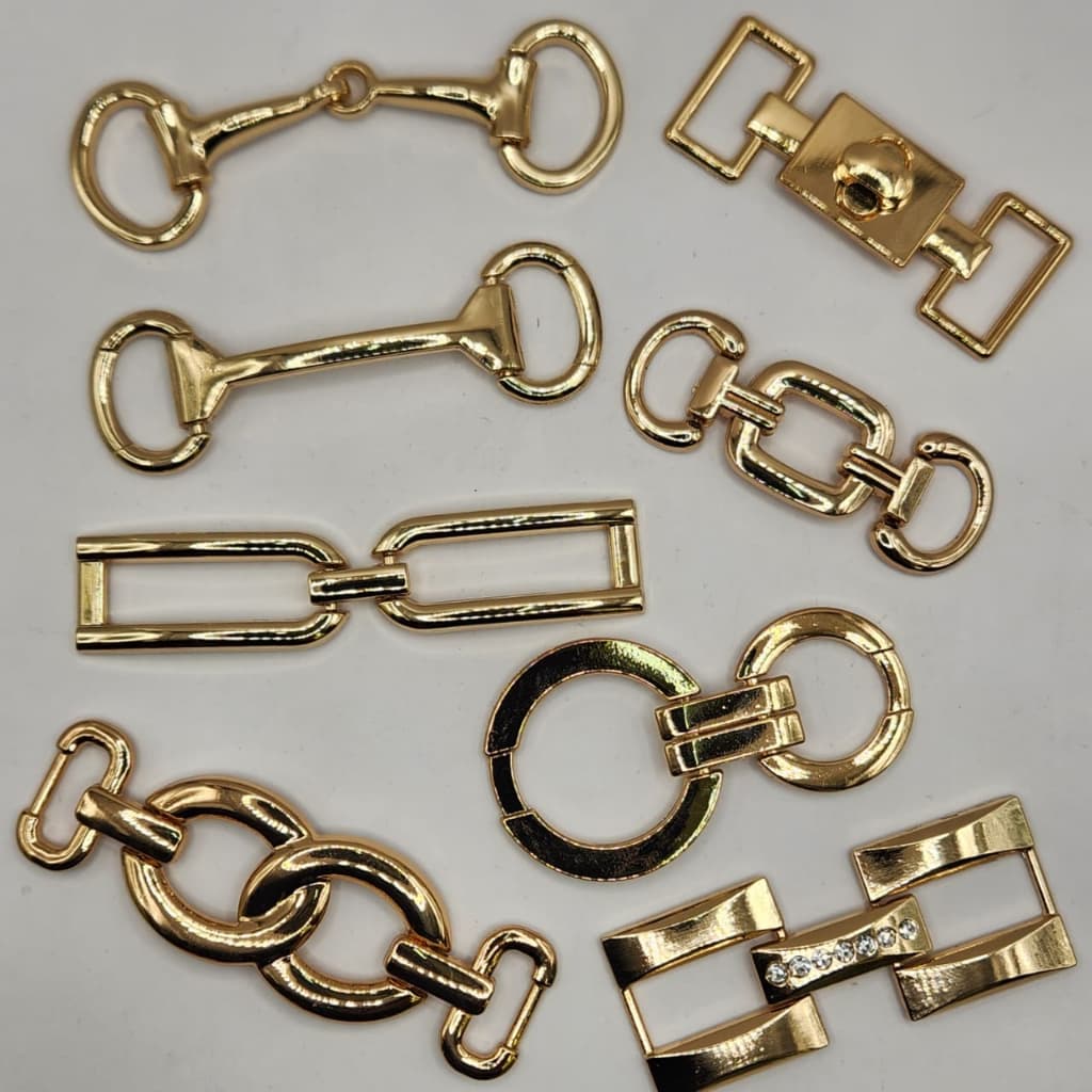 FIVELAS PASSANTES ORAGANICA METAL PARA CINTO ROUPA BIQUINI MODA GERAL
