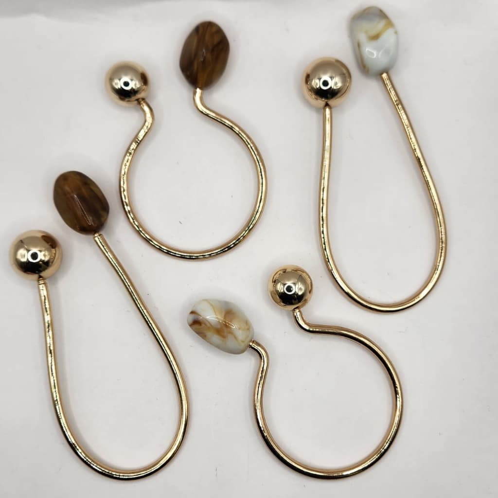 FIVELAS PASSANTES ORAGANICAPEDRARIA DECOTE METAL PARA CINTO ROUPA BIQUINI MODA GERAL