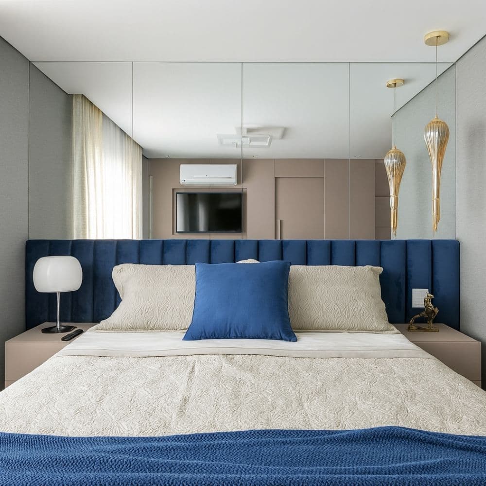 Kit 10 Cabeceiras Estofadas Nuvem Adesiva Cama Casal King Decorativa