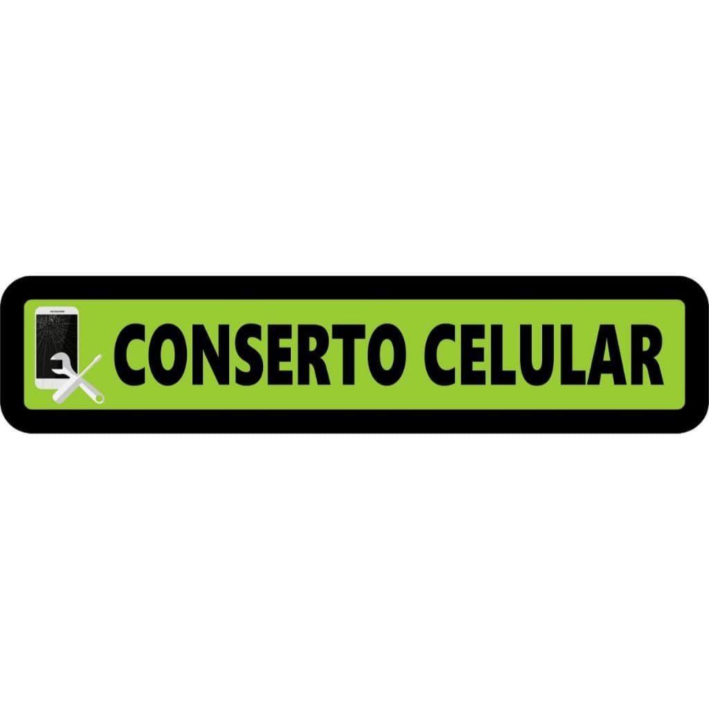 Placa Led Luminosa Painel Sinalização Conserto Celular assistência técnica