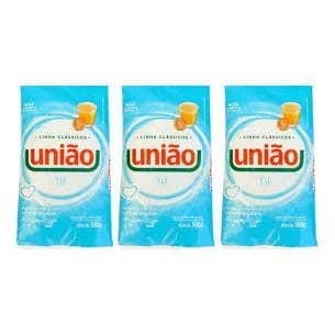 União Fit Açúcar Light, Kit com 3 Pacotes de 500g
