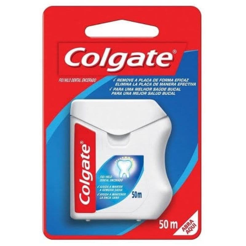 Kit Ou Unidade Fio Dental Colgate Total 50m Limpeza Profunda