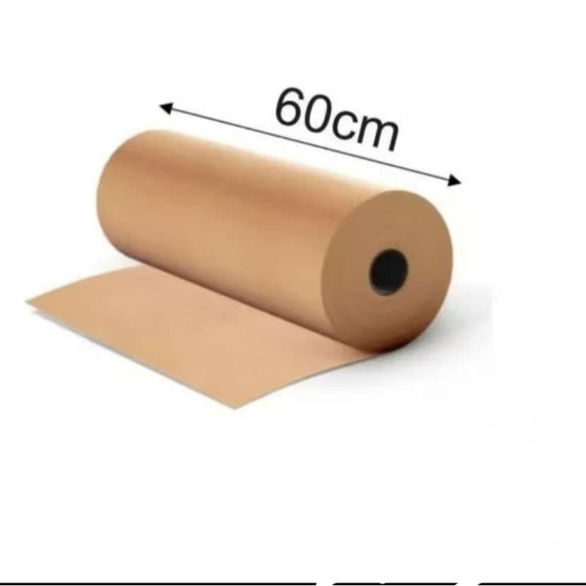 Bobina Papel Kraft 60cm e 90cm • Embalagem, Proteção, Mudança e Artesanato