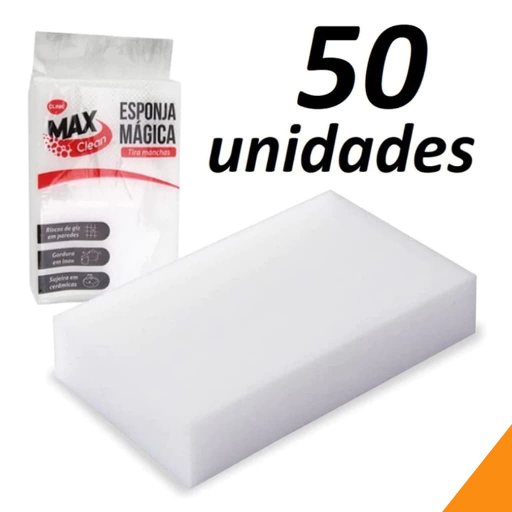 Kit Esponjas Mágica Bucha Melamina Tira Mancha Original Desengordura Limpeza