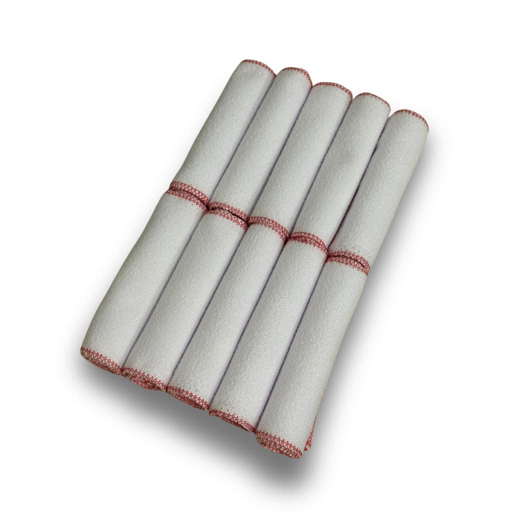 Kit 10 Toalhinhas Multiuso Overlocadas – para o Dia a Dia