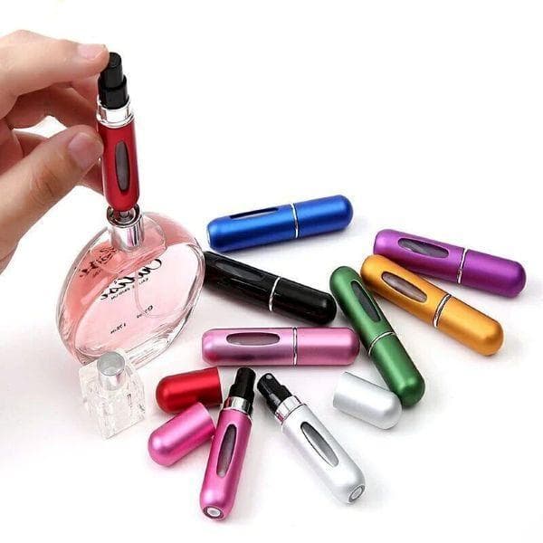 Frasco de Perfume 5ml Recarregável Portátil – Leve sua fragrância favorita para qualquer lugar