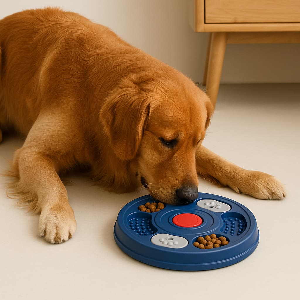 Comedouro Lento Interativo Anti stress, redutor de ansiedade para Cães, Enriquecimento ambiental