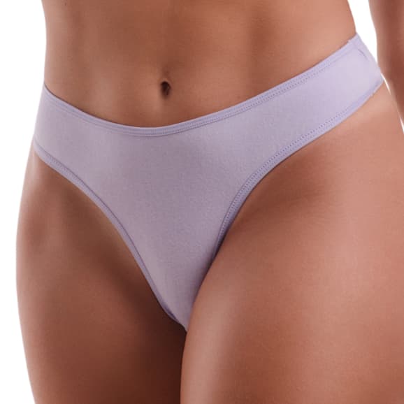 kit 5 Calcinha Microfibra Calcinhas Conforto Tanga
