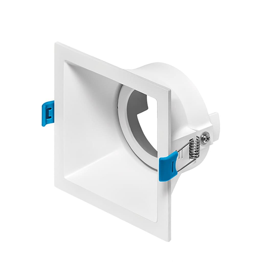 Luminaria Spot Embutir Teto Par20 Stella Square STH8920BR Branco Bivolt Gesso Interno Iluminação