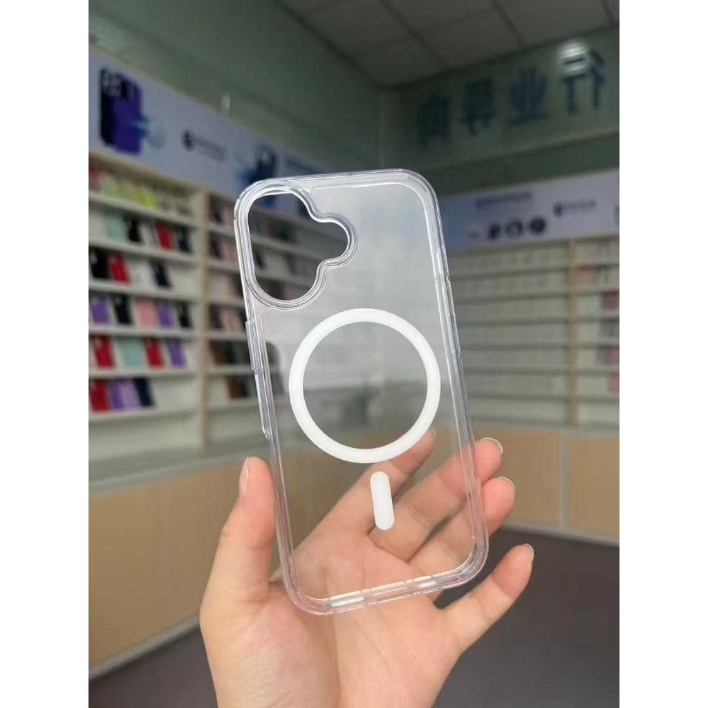 Capa Magsafe Transparente Anti-Amarelecimento para iPhone