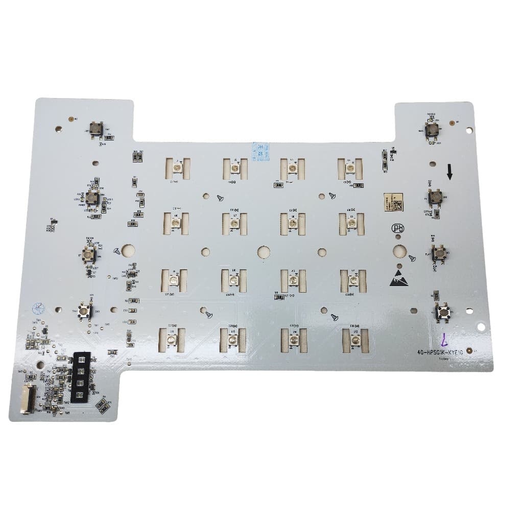 Placa Painel Power para Partybox 1000 Partybox1000 - 40-HPSG1K-KYE1G - Botões Frontal