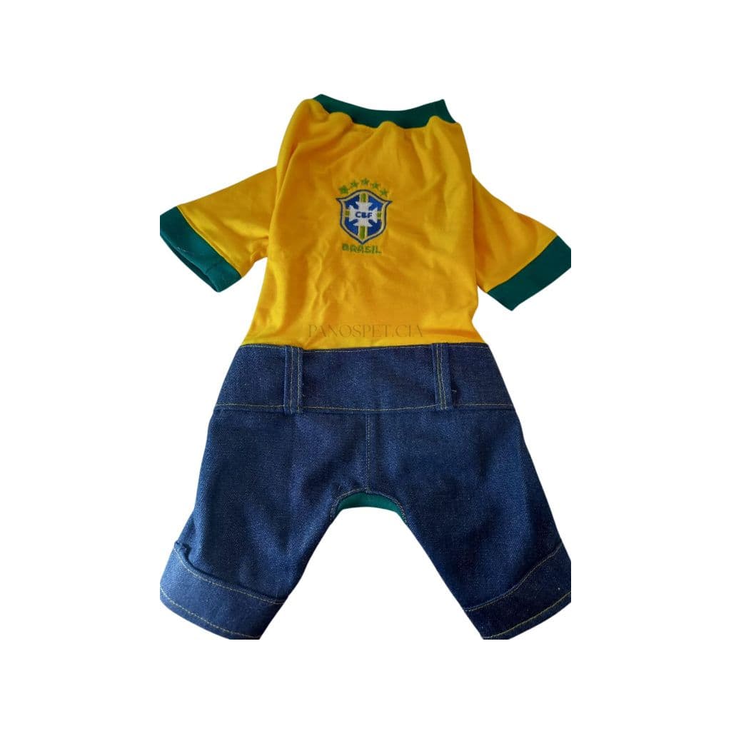Roupas Copa 2026 torcedor brasileiro Pet Gatos ou cachorro feito sob medida