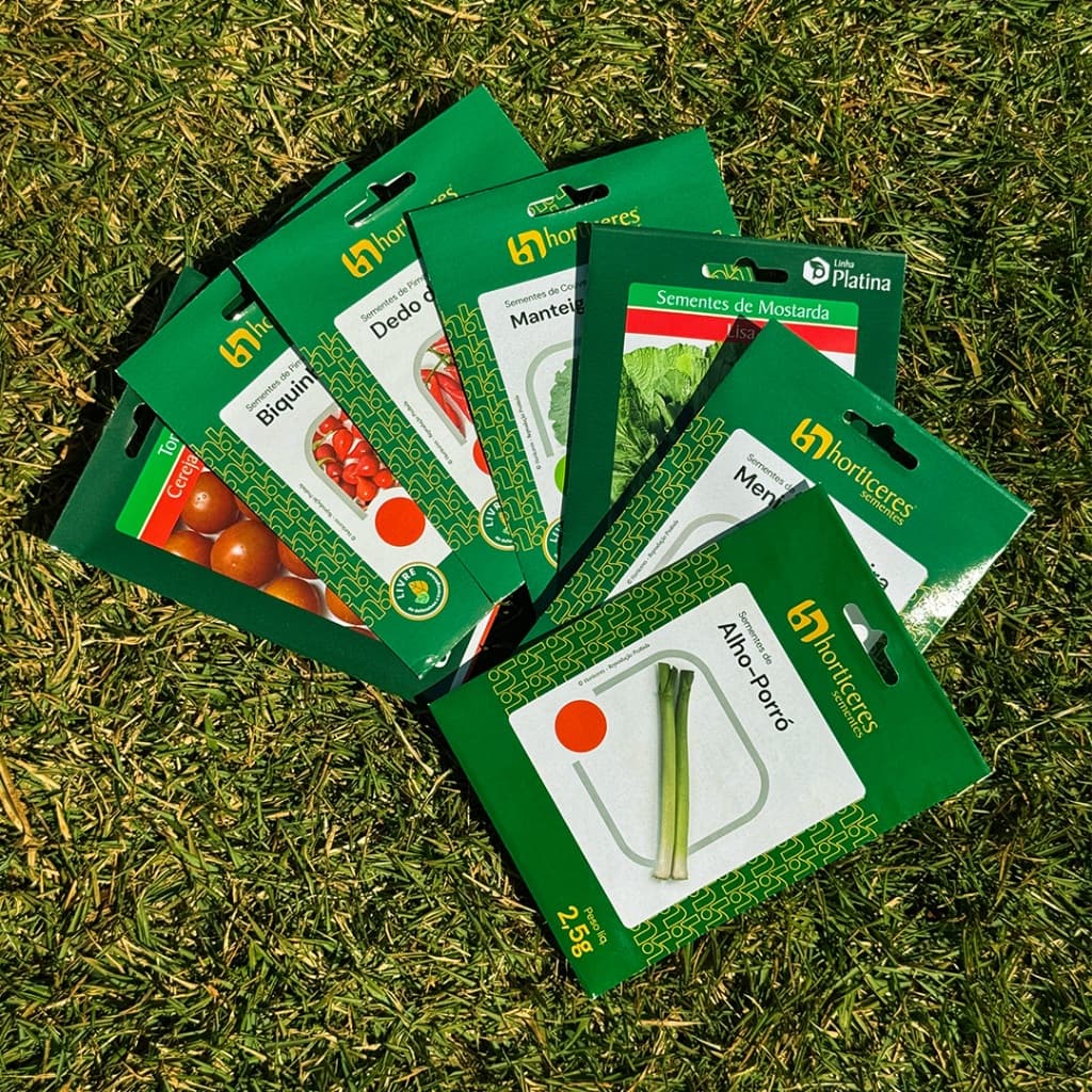 Pacotinhos de Sementes Horticeres Variedades - PREÇO ÚNICO 18,90