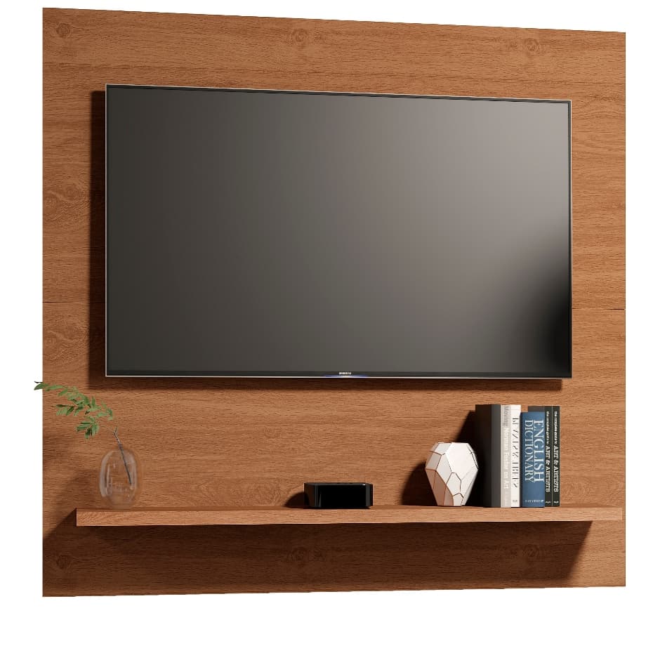 Painel Suspenso Para TV 32 Polegadas Compacto 90 CM Com Prateleira Cores