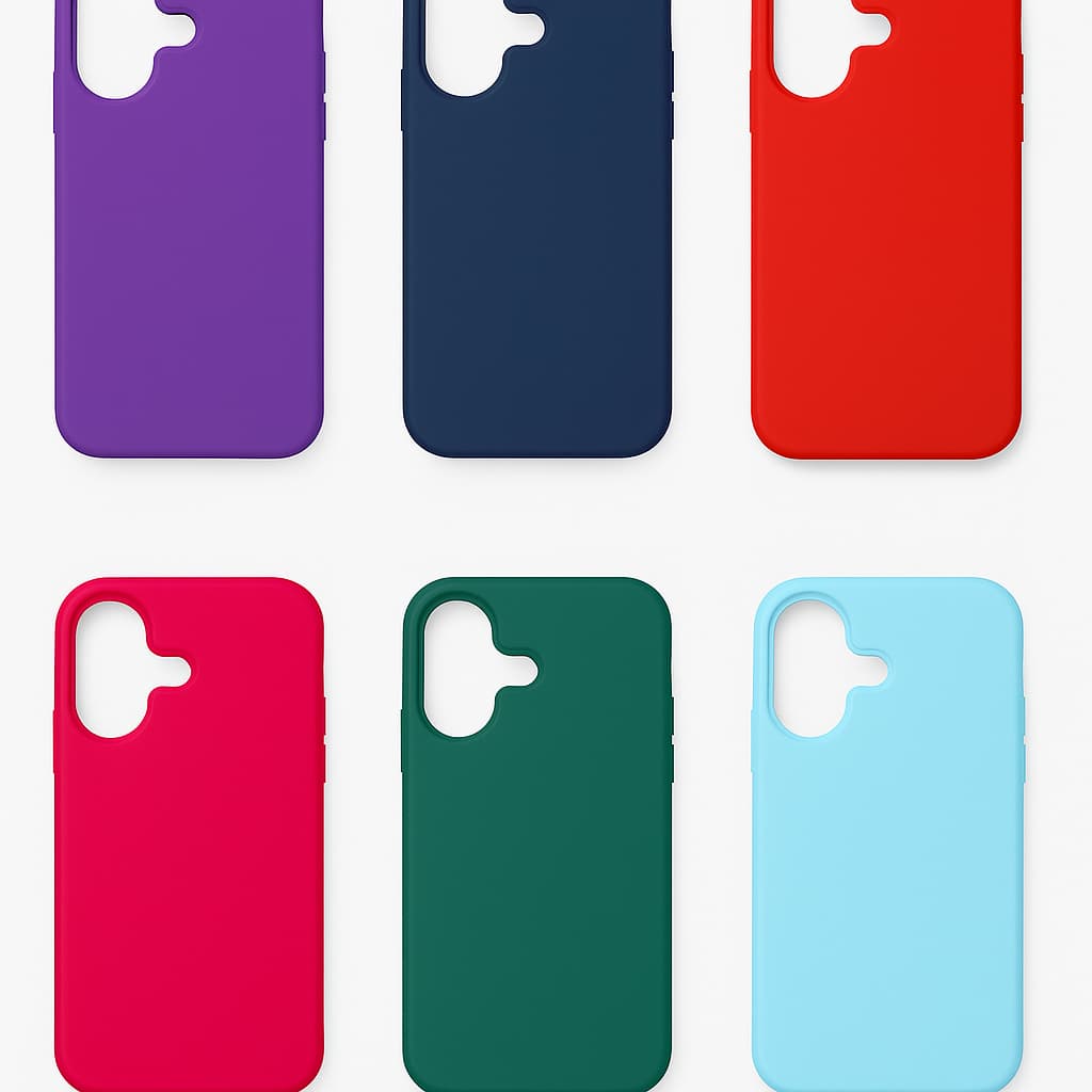 Capinha Premium para iPhone 16 – Silicone Macio, Leve e Sofisticada