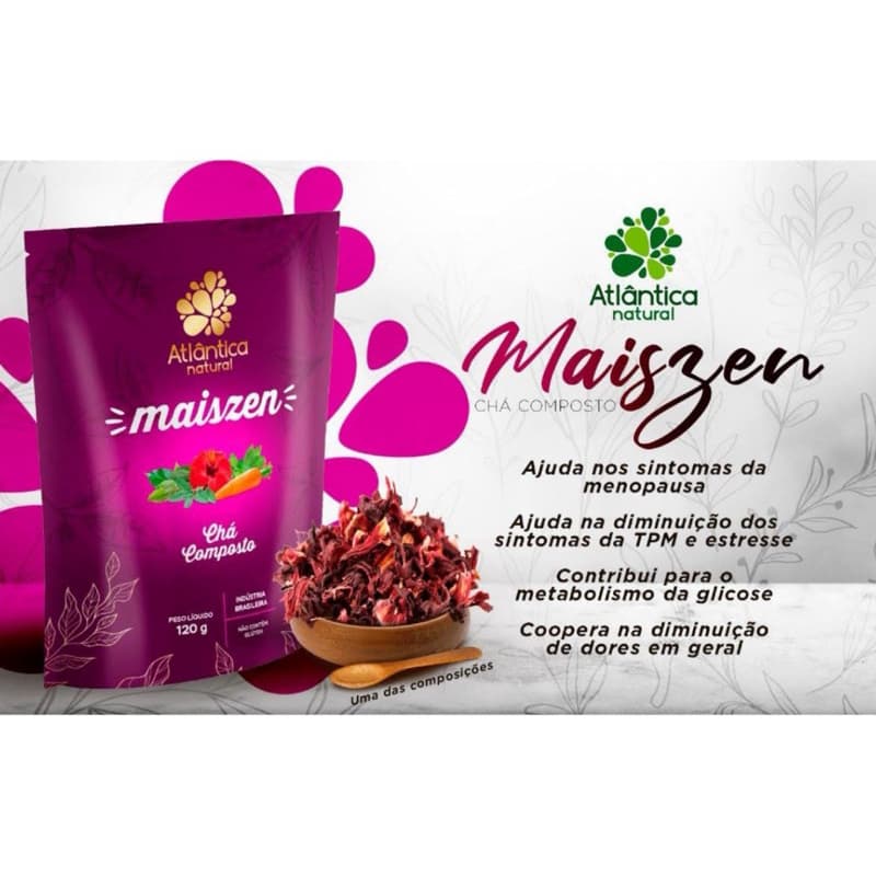 Chá MaisZen Atlântica Natural 120g