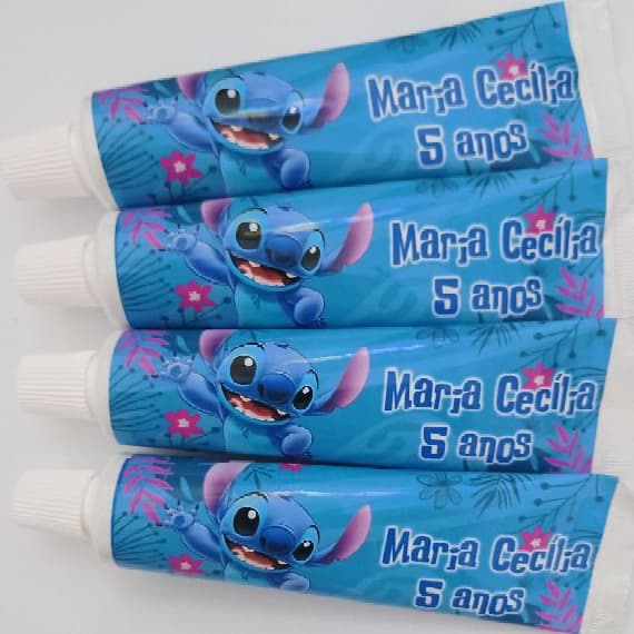 6 unidades de creme dental personalizados