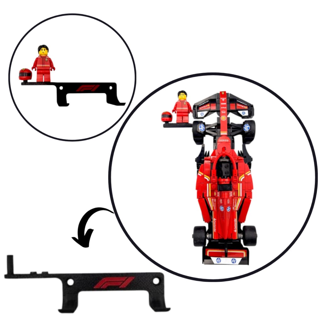 Suporte para Carros de LEGO Fórmula 1 Speed Champions