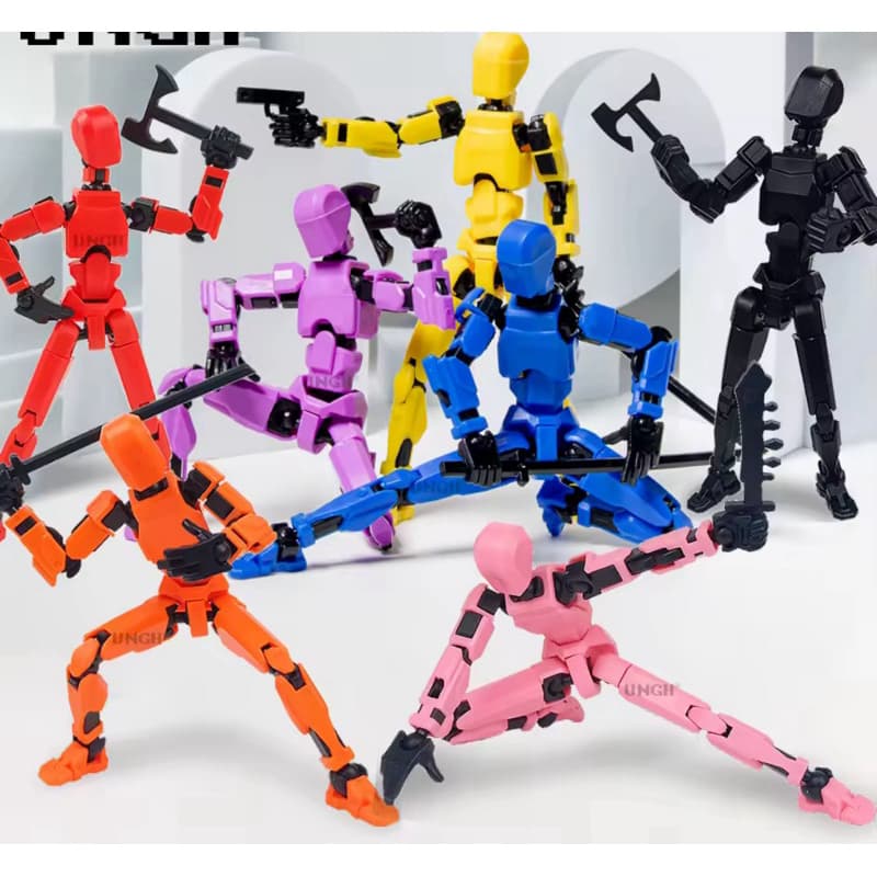 Dummy 13 Boneco Articulado 3D Robô Dummy