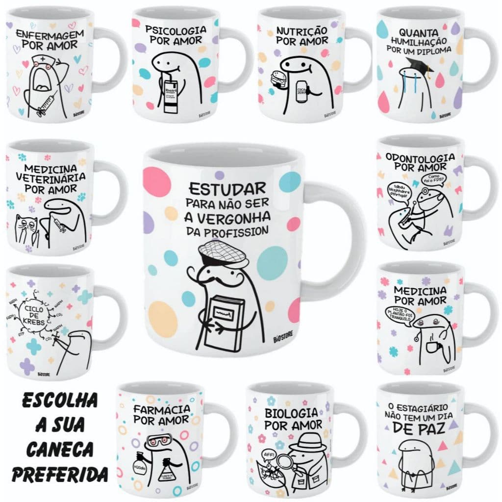 Caneca Profissão Personalizada – Presente Criativo para Médico,  Estudante,estagiario  Mais