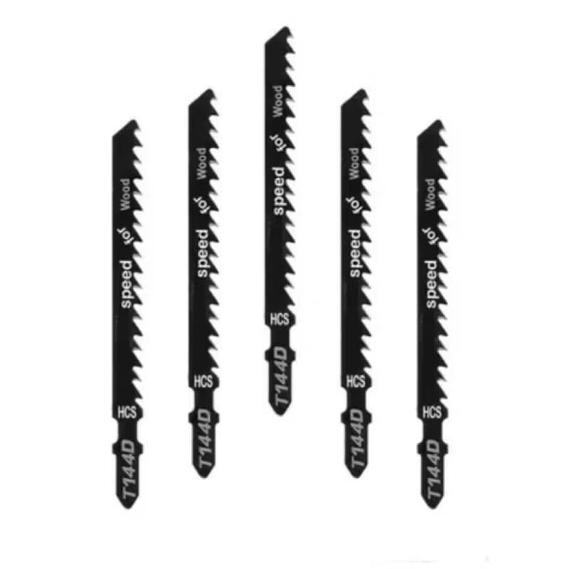 Kit 5 Lâminas de Serra Tico-Tico Universal para Madeira e Plástico