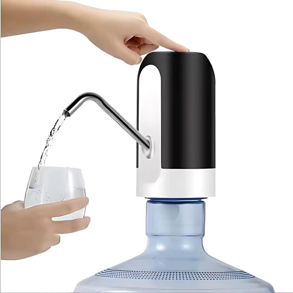 Bomba Elétrica Recarregável Para Galão De Água Automática Via Usb Portátil