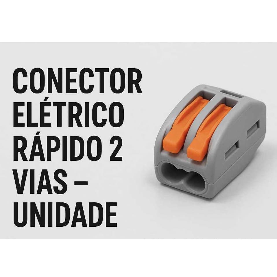 Conector Elétrico Rápido 2 Vias 32A – Vendido por Unidade