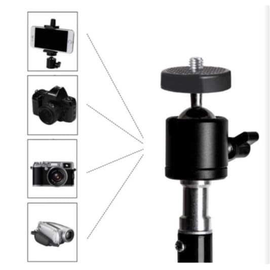 Suporte Adaptador de tripé  ParaCelular Para Ring Light Câmera Webcam