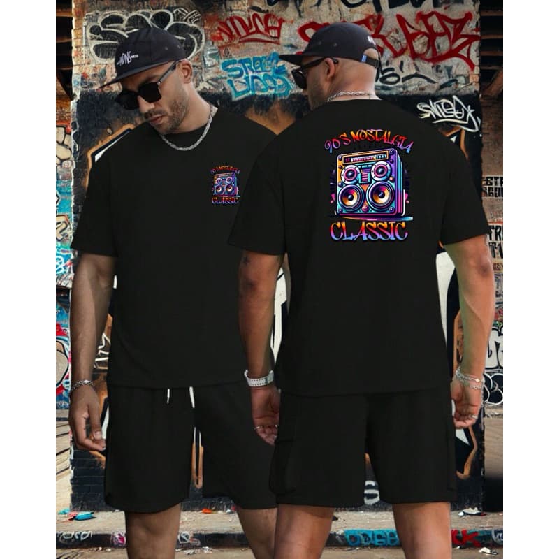 Camiseta Masculina 100% Algodão Pima Estampada Nostálgica Classic Prêmio P ao G4