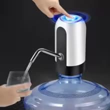 Bomba Elétrica Recarregável USB para Galão Garrafão  de Água Automática Portátil