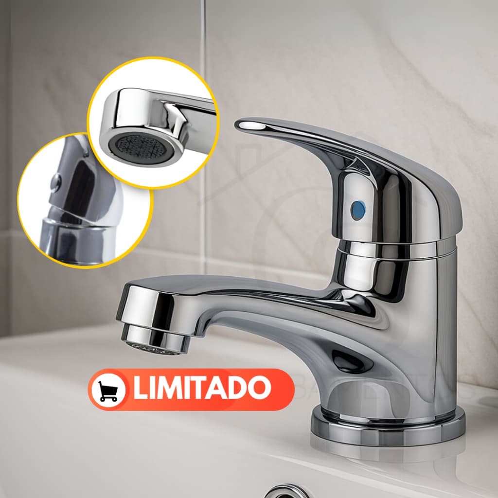 Torneira Banheiro Lavatorio Mono Up Pia Bancada Abs Cromado Luxo