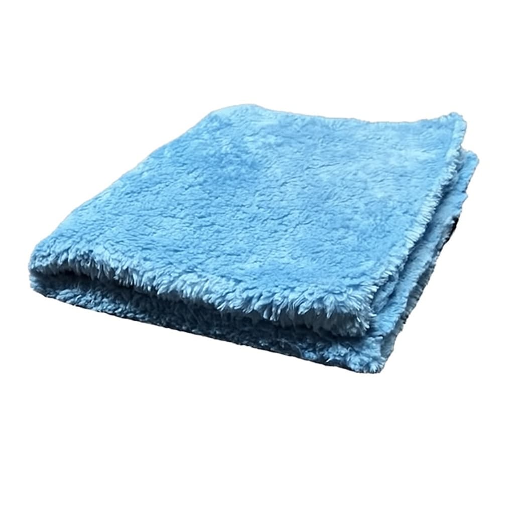 Toalha Microfibra Azul Fofa Felpuda JS 40x40 Corte a Laser