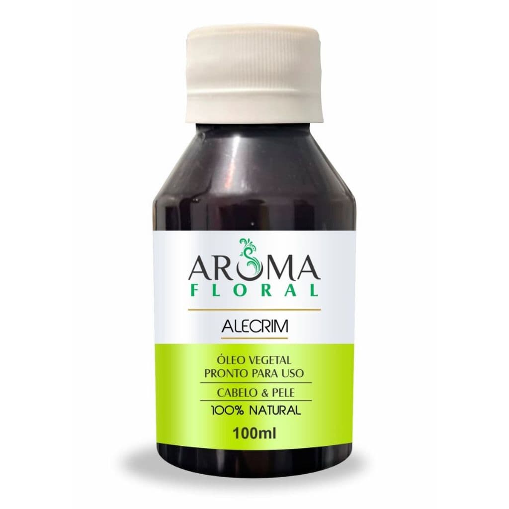 Óleo Vegetal de Alecrim - Aroma floral - 100% Puro e Natural Tratamento Capilar e Face