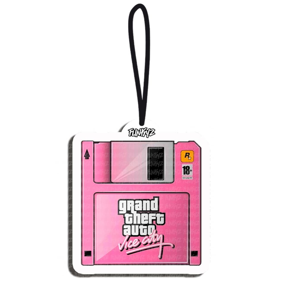 Aromatizante GTA Vice City (Cheirinho de Carro Tipo Little Tree) Funkyz