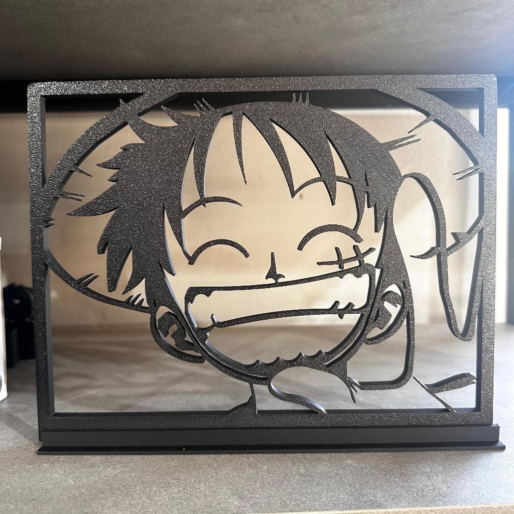 Quadro Luffy One Piece 3D